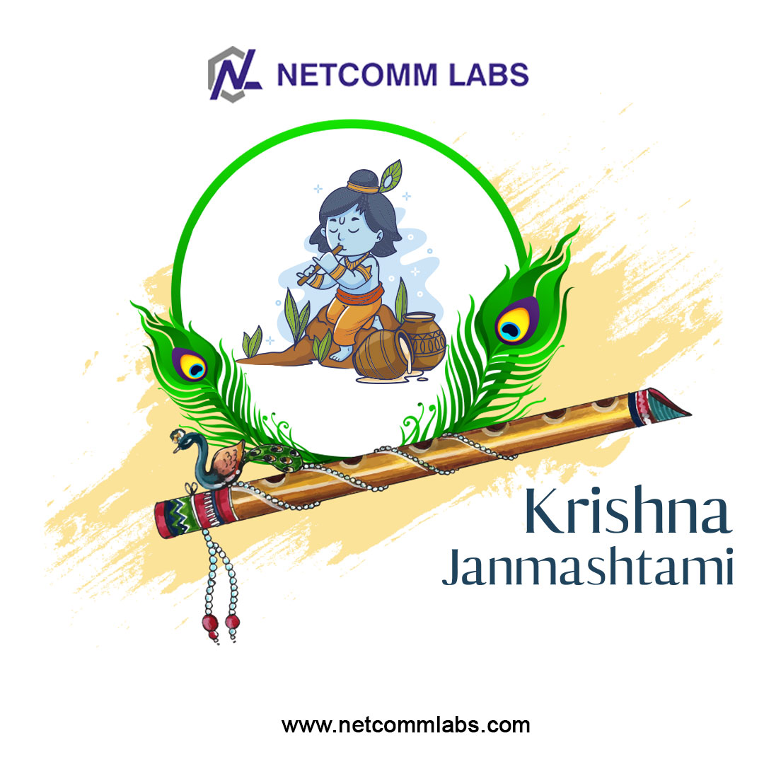 netcommlabs's tweet image. Netcomm Labs wishes everyone a blessed &amp;amp; happy Janmashtami. 
May this auspicious day be full of celebrations, prosperity &amp;amp; good times with your friends and family. 
#NetcommLabs #Janmashtami2022 #happyjanmashtami #Krishna #Janmashtami