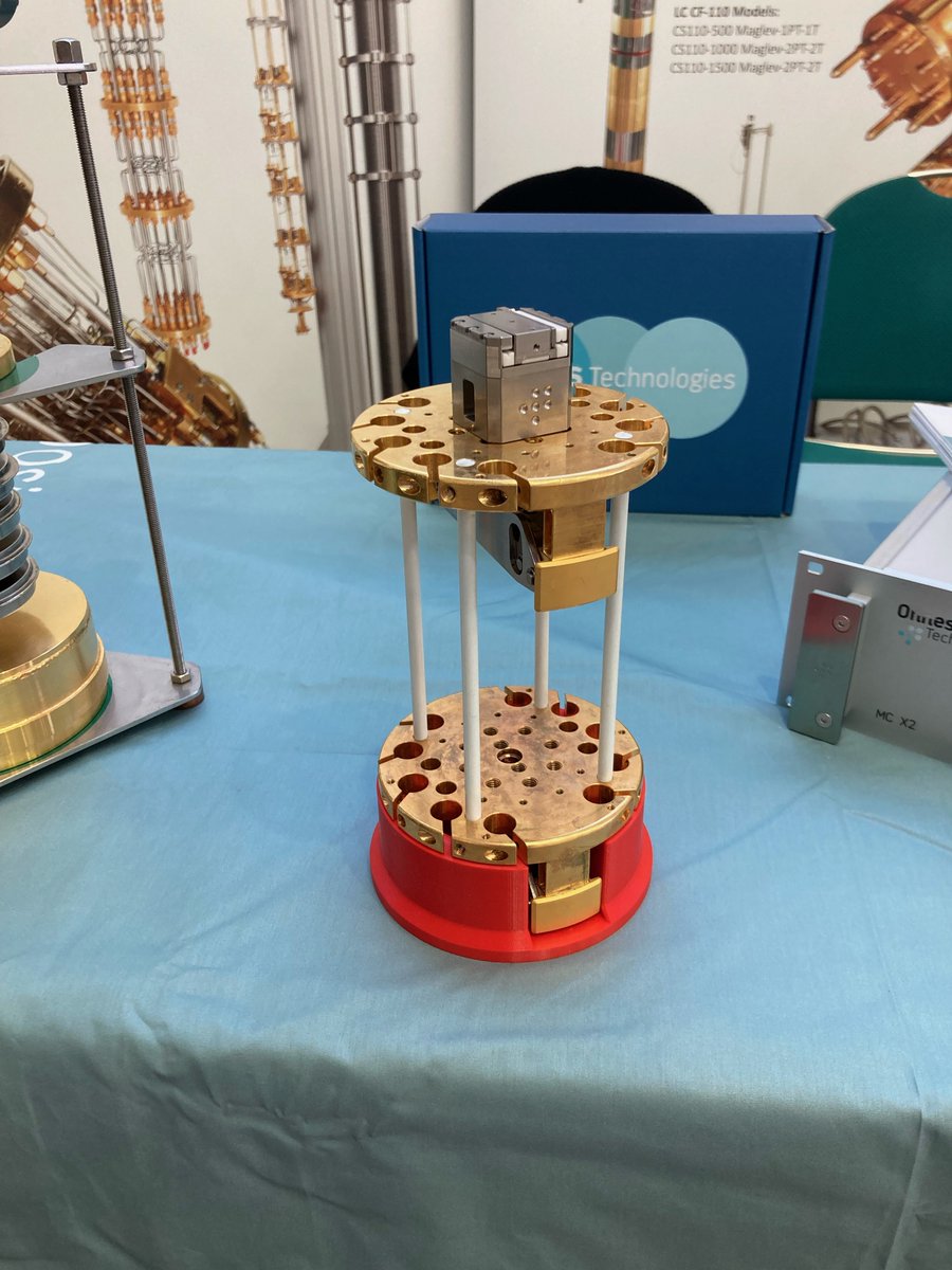 OnnesTech's tweet image. The booth is ready at LT29 in Sapporo, Japan!
#lowtemperature #cryogenics #dilutionrefrigerator #nanopositioner