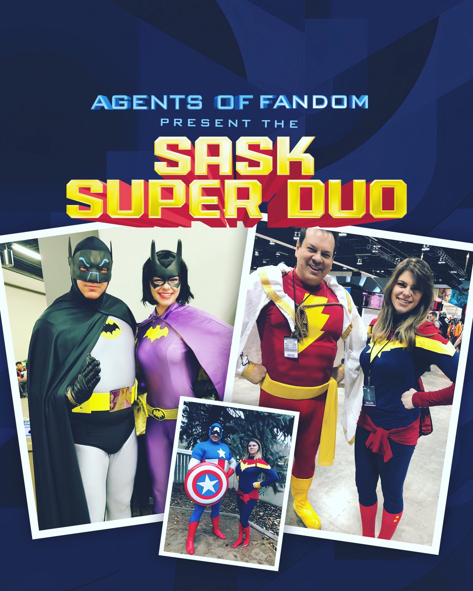Looking forward to doing some press and giving away some free stuff on behalf of <a href="/AgentsFandom/">Agents of Fandom</a> as well as cosplaying with @SaskSuperDuo this weekend at the <a href="/SaskExpoRegina/">Sask Expo Regina</a>! Also especially looking forward to meeting <a href="/RossMarquand/">Ross Marquand</a>!
