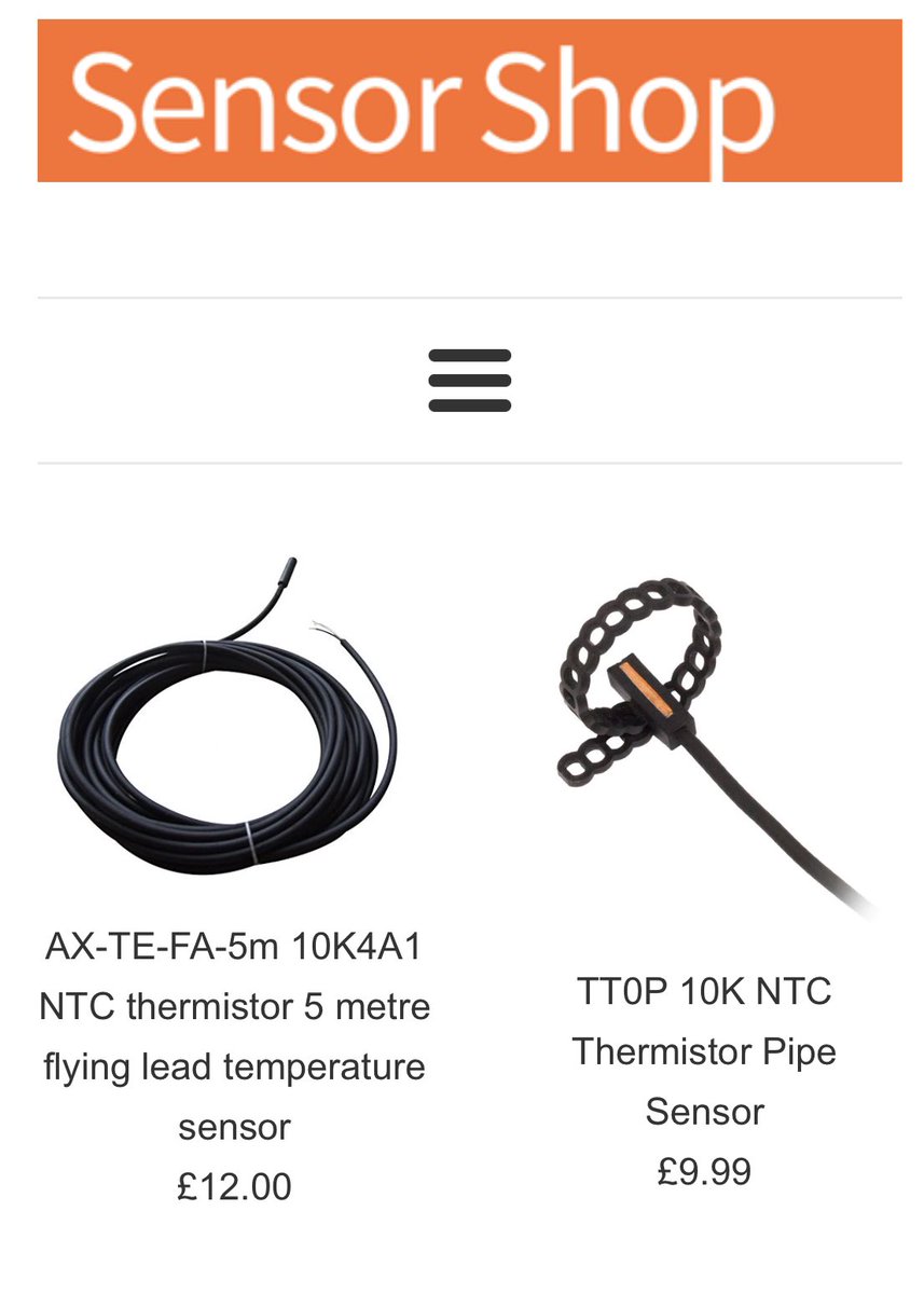 SensorShop is your ideal source for #thermocouple #Pt100 and #NTC #thermistor #temperature #sensors check out the site or get in touch if you can’t find what you’re looking for #SensorShop