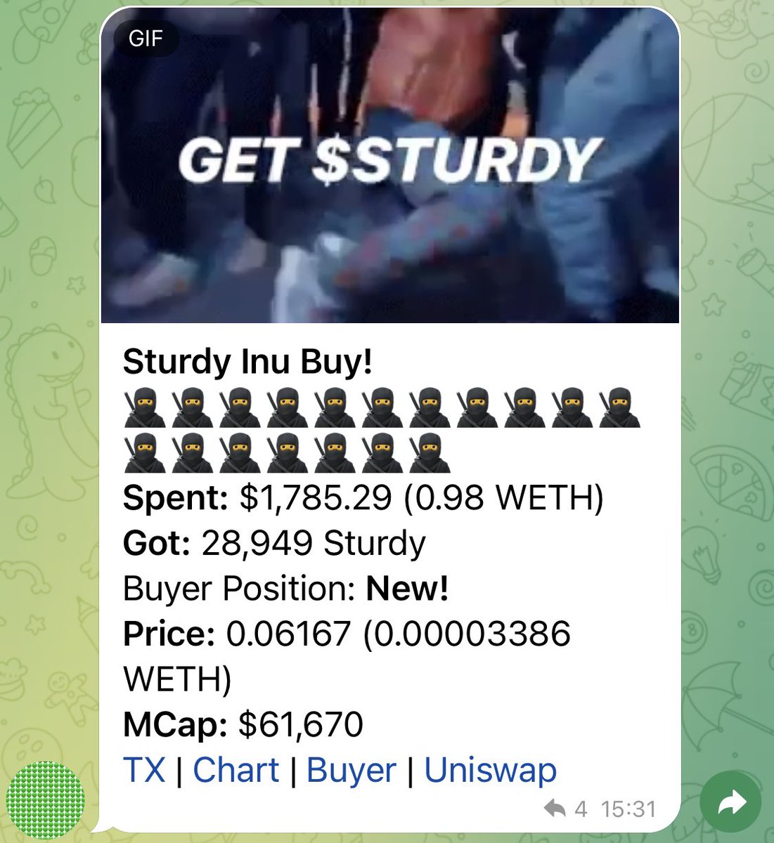 intoodeeppp's tweet photo. Who is still fading @SturdyInu
Big news tomorrow team been putting in work !!!
$STURDY #STURDYINU https://t.co/zUYFM7ZDdn