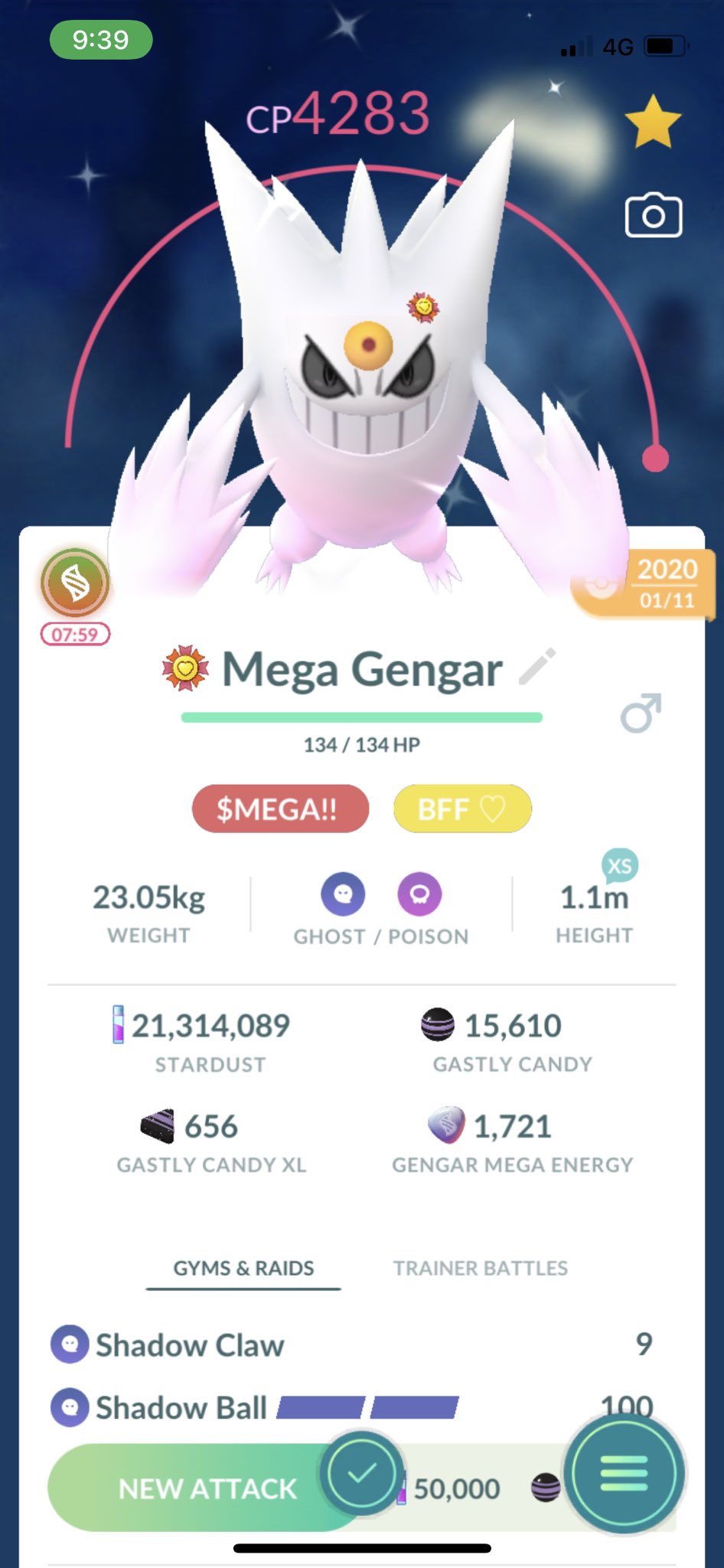 I redesigned shiny gengar : pokemon  Gengar pokemon, Shiny gengar, Gengar
