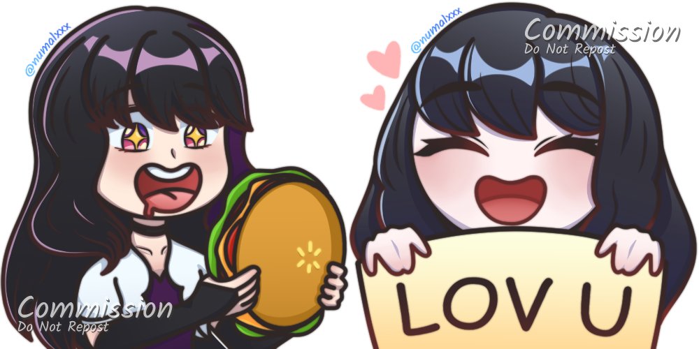 numalxxx's tweet photo. Emote commissions for @eraa404 !

Thank you for commissioning me hun 🫶 https://t.co/nOw2bGQcdX