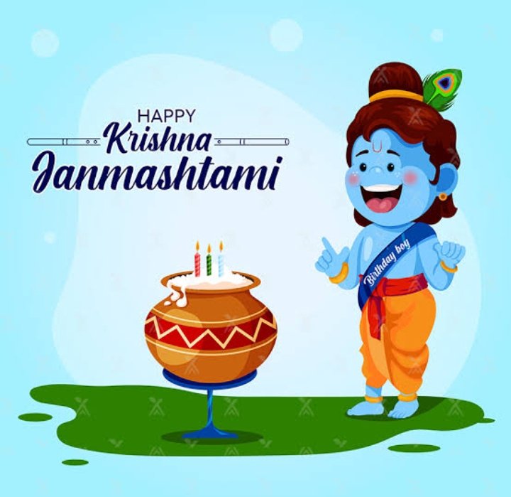 IMDILEEP0815's tweet photo. Happy Shri Krishna Janmashtami to all. 

#Janmashtami #happyjanmashtami #Happyjanmashtami2022 https://t.co/QhAVFfZMnS