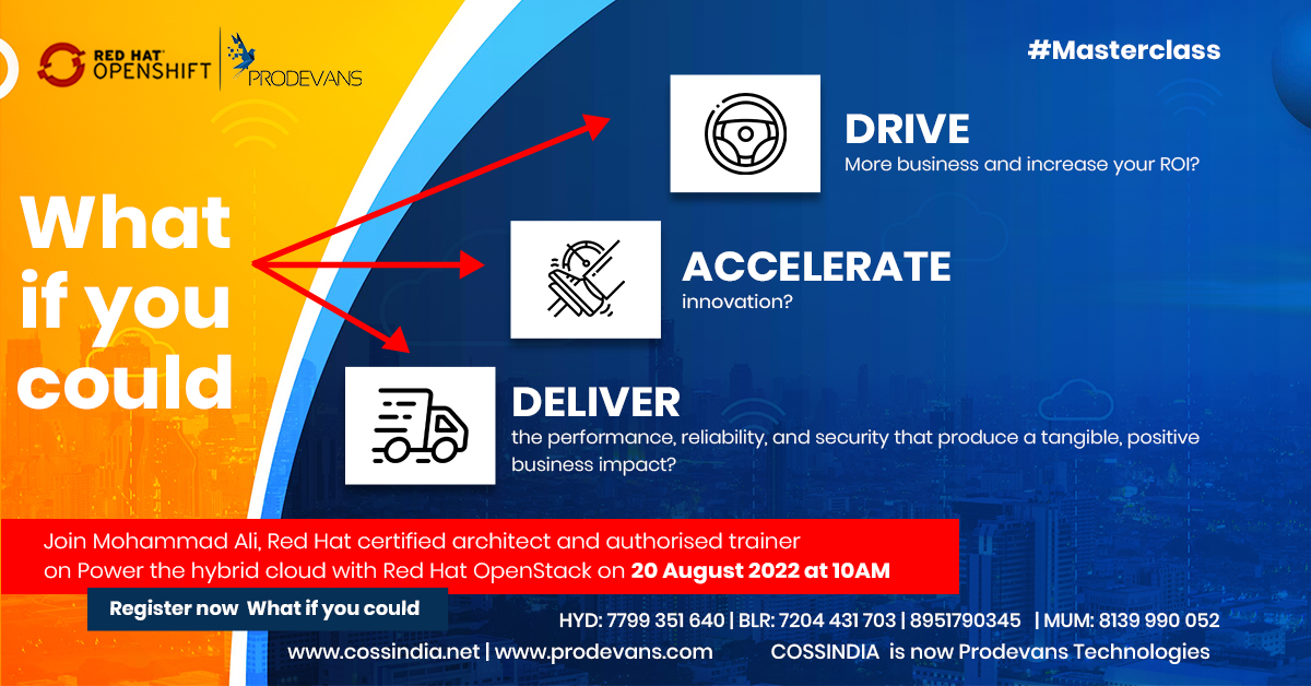 CEOProDevAns's tweet image. Register Here : lnkd.in/dhNBwdn9
#redhat #redhatopenstack #linux #rhce #rhcsa #rhel9
#opensource #online #offline #webinar #free #openshift #openstack #vmware #cka #kubernetes #learning #training #trainers #aws #python #ansible #automation #technology #advanced #knowledge