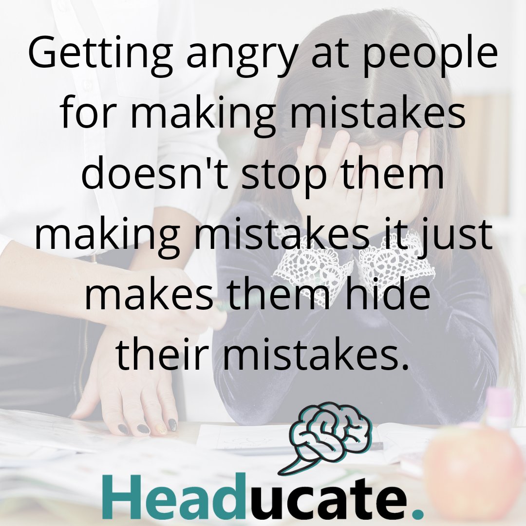 Headucate3's tweet image. Does your workplace encourage people to learn and develop from their mistakes ?
We all make mistakes being on edge definitely doesn&apos;t help.  Managing mistakes is a big part of our resilience training. 
#makingmistakes #makingmistakesandlearning