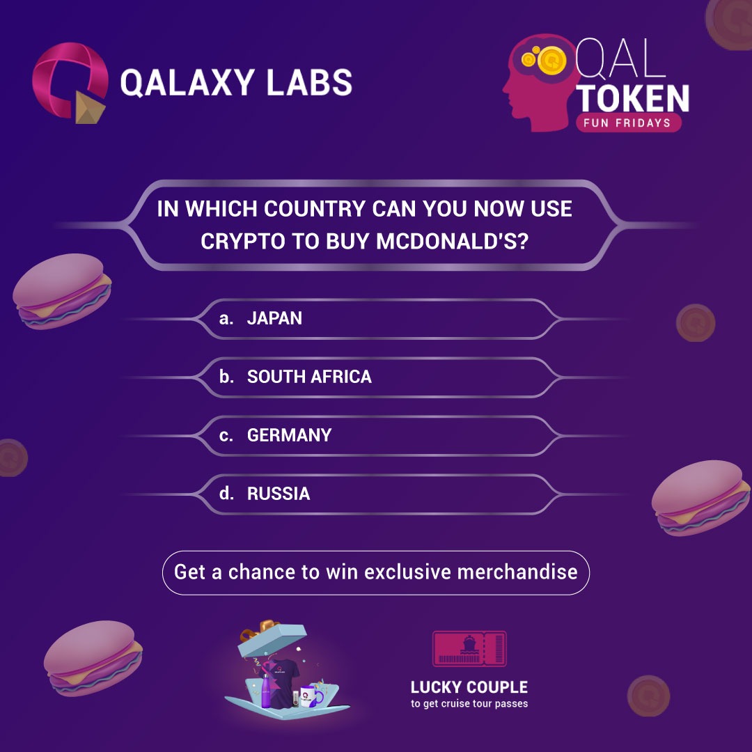 QalaxyLabs's tweet photo. Contest Alert! 💯🔔🔈
#QALTokenFunFridays by Qalaxy Labs.
Get a chance to win exclusive merchandise.
One Lucky couple will get a chance to get cruise tickets from us....
Give your answers in the comment section!!

*T&amp;C Apply
#funfridays #contest #ContestAlert #giveaway https://t.co/3GeTfrr88U