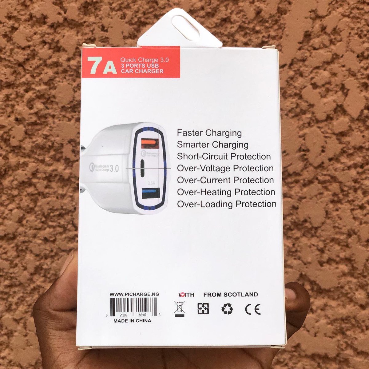 Pichargeng's tweet photo. Enjoy smooth drives home drives with our Fast charging car chargers. 

Compatible with all cars ✨
Works with all mobile devices ⚡️
3 USB ports ⭕️
7A ✅
Supports fast charging ⏳

Visit https://t.co/4kddk1jTru to get yours today or send us a DM. 

#picharge Asake M.I Abaga https://t.co/7cy2pAY8IO