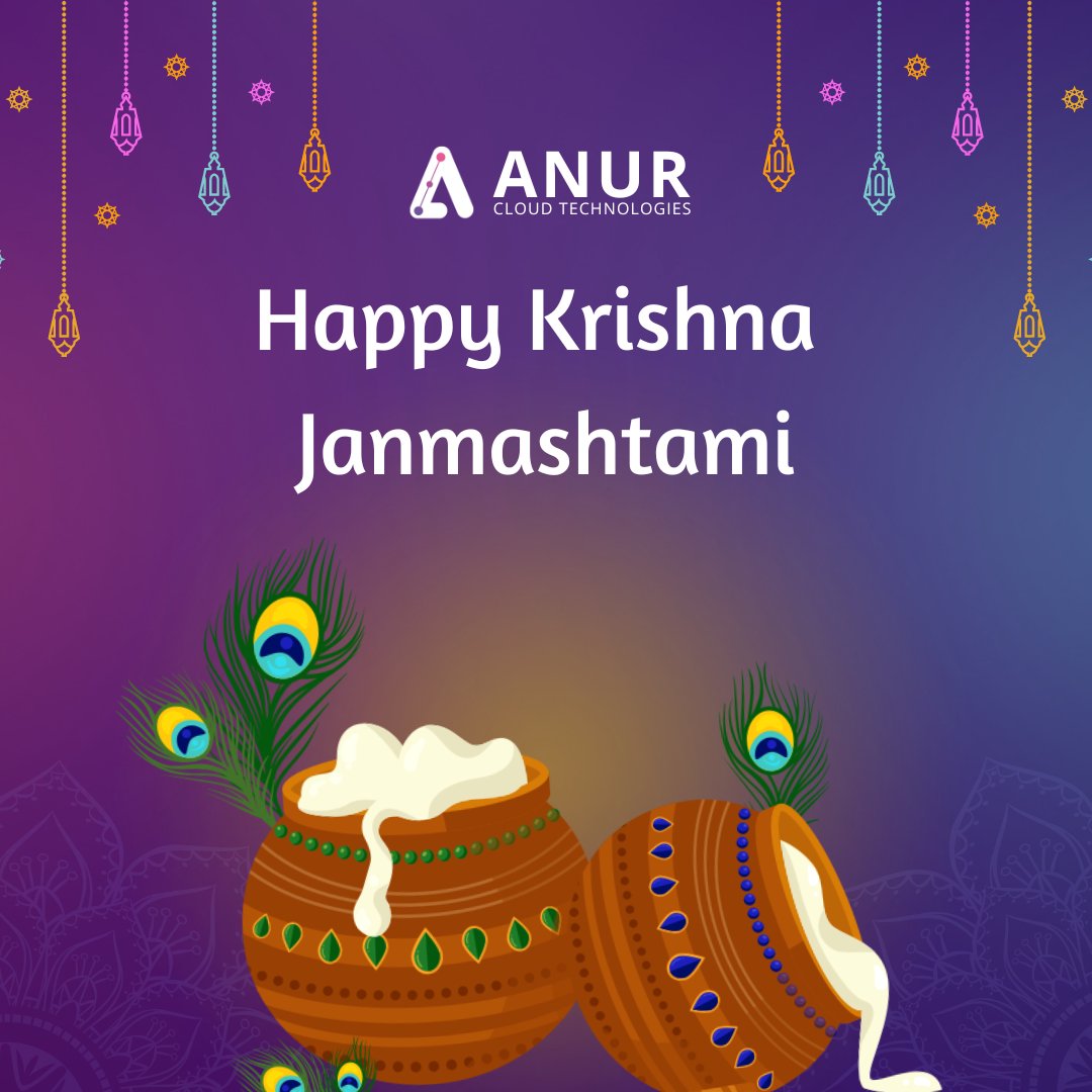 AnurCloudTech's tweet photo. May this auspicious day enrich your life with love, peace and harmony. Wishing all a very Happy Krishna Janmashtami!
#Anurcloud #festival
#happykrishnajanmashtami #happykrishnajanmashtami2022 #krishnajanmashtami https://t.co/7K9uAhqusu