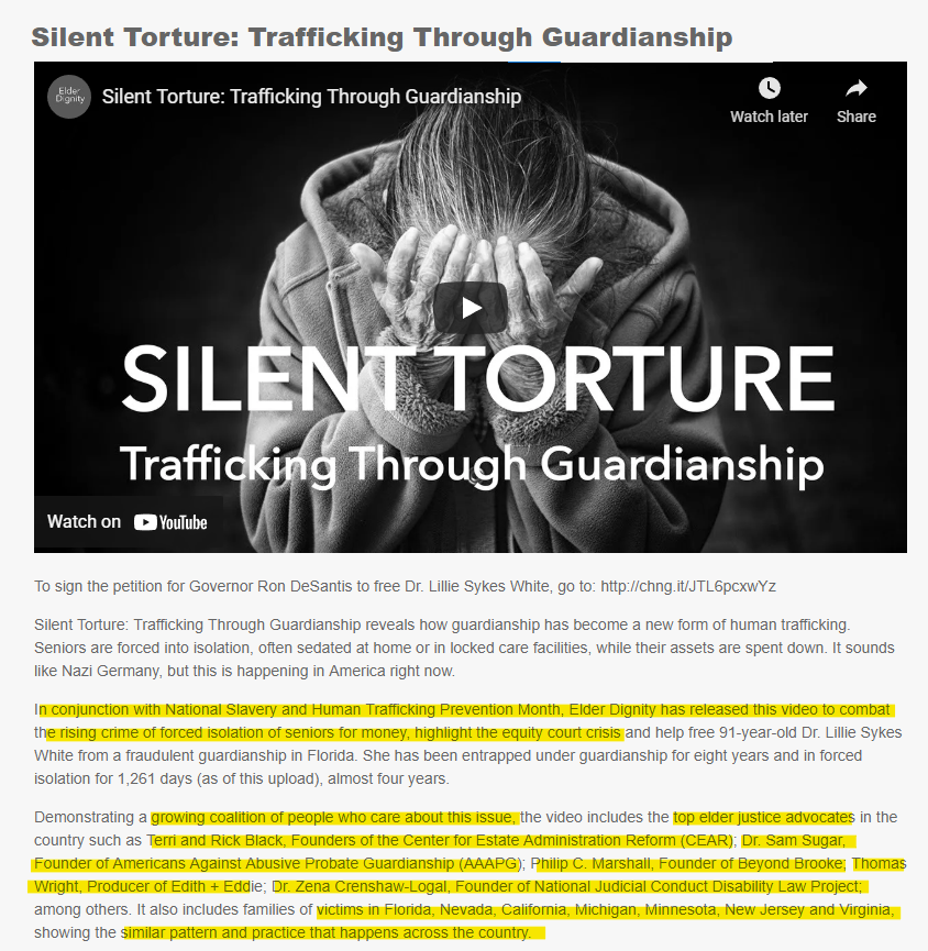 Citizen’s Public Safety Network Developer (@robjamesmckenna) on Twitter photo <a href="/FieldWhistle/">WhistleField</a> "The Price of Care" Taken State By State: Guardianship & Conservatorship Exploitation & Abuse Industry/Probate Racket Expose
bit.ly/3wbenHG
x.com/andiejudsonnew…
#c2cGuardian #c2cConservatorship #c2cExpose #c2cProbate #c2cDocumentary #PredatoryLaw #c2cTrafficking <a href="/FieldWhistle/">WhistleField</a> "The Price of Care" Taken State By State: Guardianship & Conservatorship Exploitation & Abuse Industry/Probate Racket Expose
bit.ly/3wbenHG
x.com/andiejudsonnew…
#c2cGuardian #c2cConservatorship #c2cExpose #c2cProbate #c2cDocumentary #PredatoryLaw #c2cTrafficking
