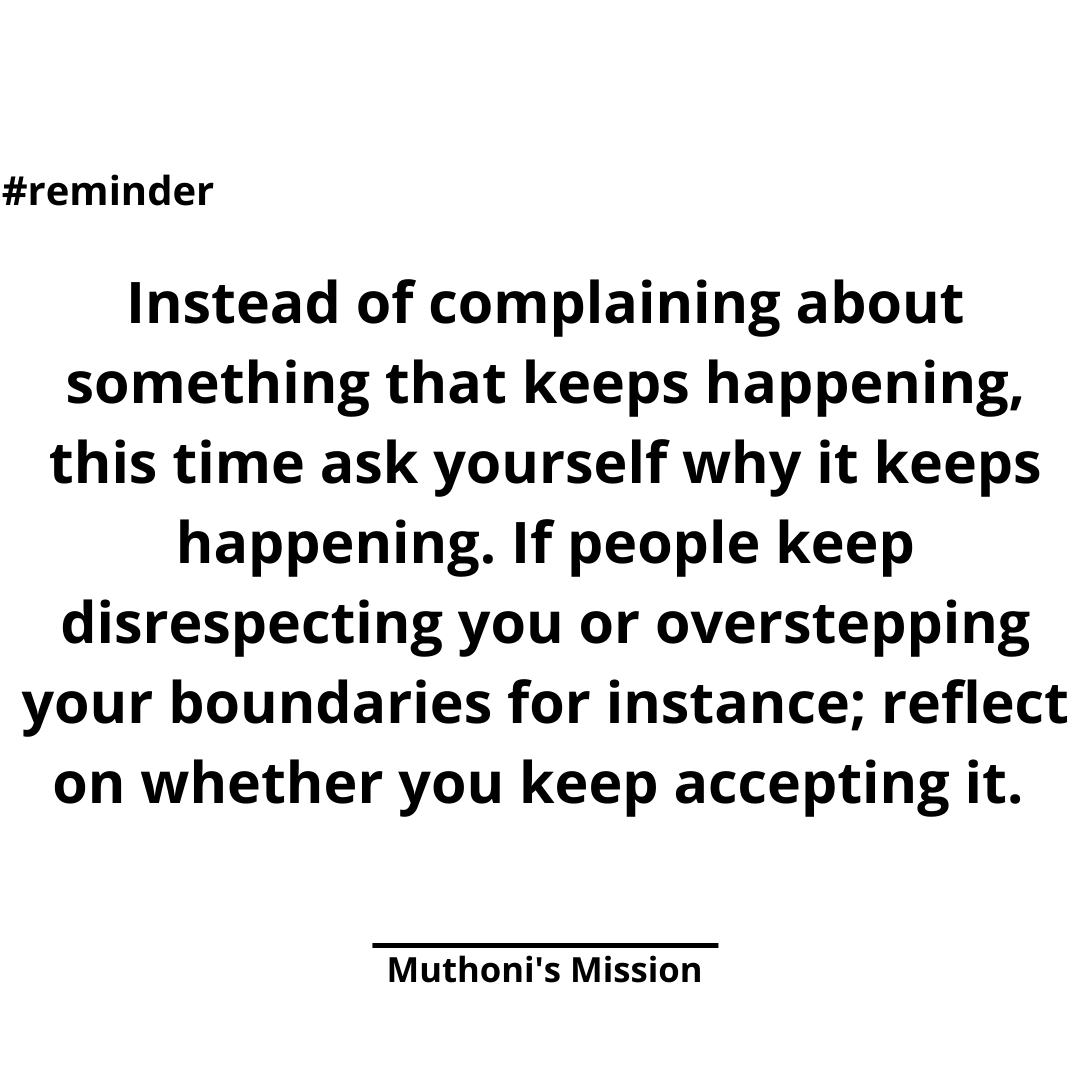 Happy Friday!

In our daily interactions with people, some may step on your toes and if it has become a habit, either move away or reaffirm your boundaries with them.

Have you encountered this  during this week? 

#boundaries  #actions #takingactions