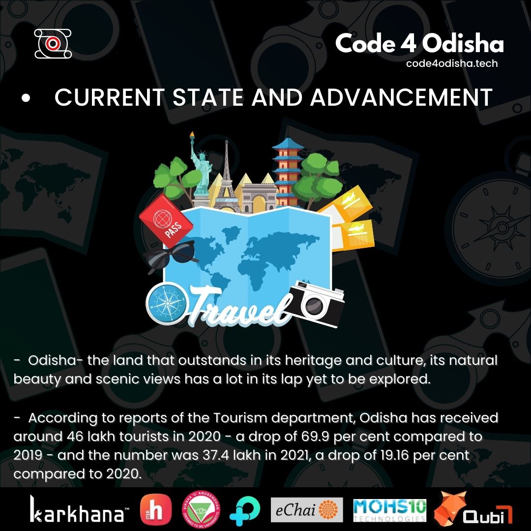 code4odisha's tweet photo. Take only pictures, leave only footprints.🛤️👣

Code 4 Odisha | Theme 03 : *TOURISM*

Stay tuned for upcoming themes.💫

#StayTuned #StayConnected
#Code4Odisha
#SOAFabLab #HackClubITER #Hackathon #Hacking #Coding #Events #bhubaneswar #odisha #india #coding https://t.co/XuwCmUFwZr