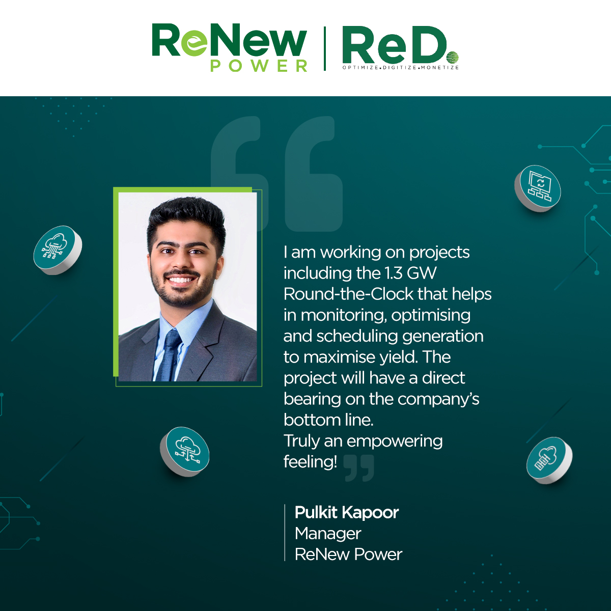 ReNewCorp's tweet photo. ReNew Power Hiring Hackathon β Showcase your skills and expertise, impress the judges and stand a chance to win exciting prizes!
To take part, click here β https://t.co/rNWfuAJDOP
#ReNew4India #Hiring #Hackathon #HiringHackathon https://t.co/ai9eY6WdnP