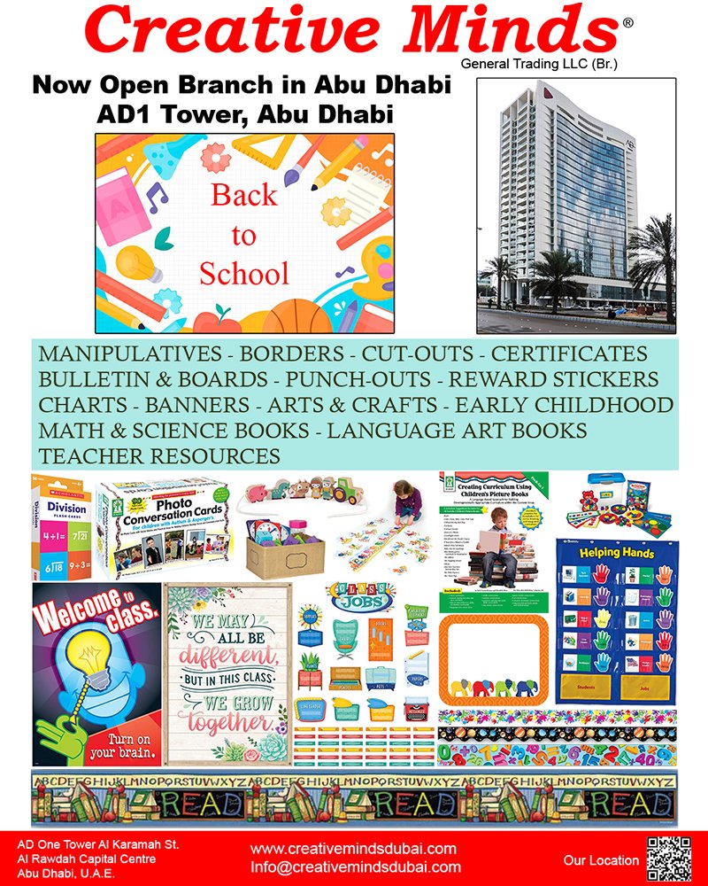 creativemindsae's tweet photo. Creative Minds Now Open New Branch in Abu Dhabi - https://t.co/WyahO3SwVP https://t.co/tH78RiIsDX