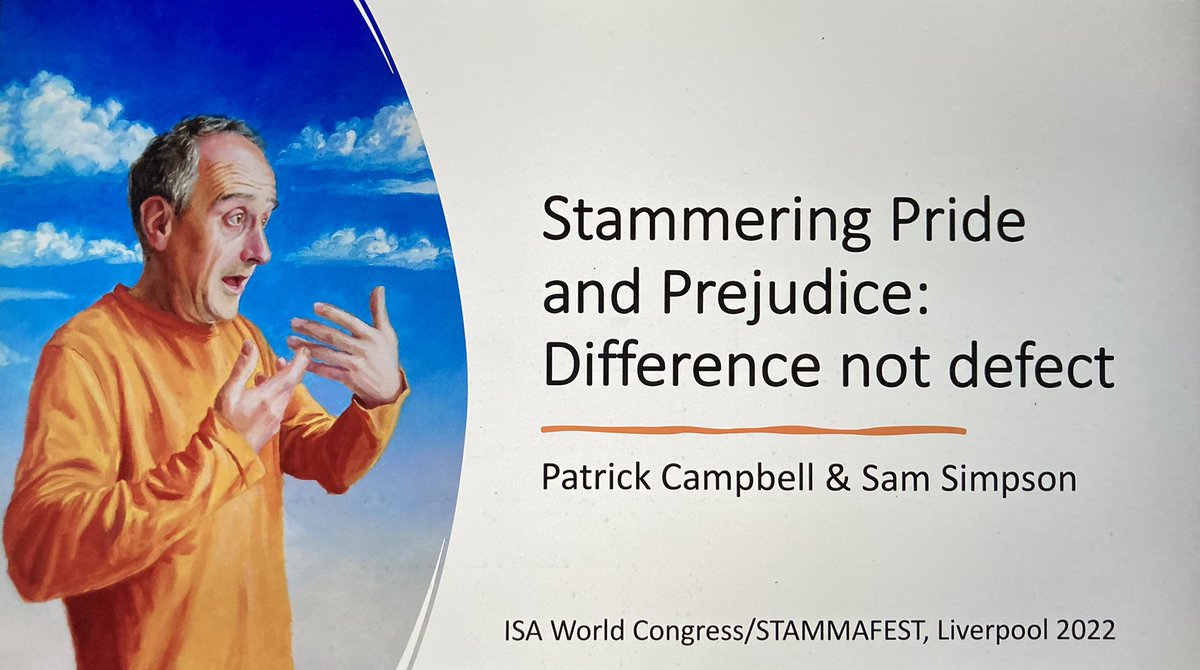 redefinestammer's tweet photo. Thank you for the shout out @johnpringdns - if you are interested in talking more about #StammeringPrideandPrejudice at #STAMMAFestGlobal do come along to @Patrick1992C &amp; my workshop on Thursday 25th Aug at 12.15pm. We look forward to seeing you there &amp; hearing your perspectives! https://t.co/owrK1AmXFF