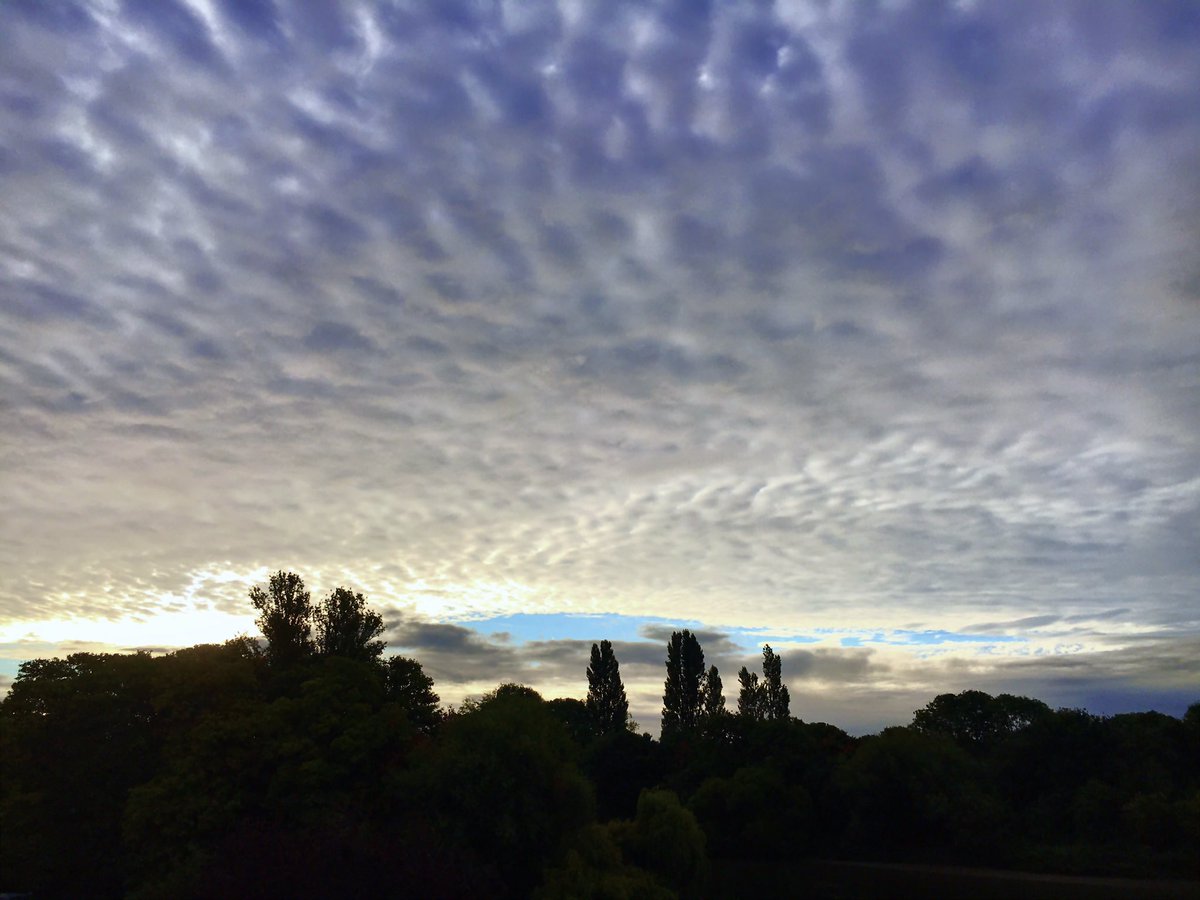 ruths_gallery's tweet photo. Itβs Friday again and what great start we had to the day at Twickenham with some stunning #altocumulusclouds at #sunrise
@metoffice #loveukweather @ThePhotoHour @SallyWeather @CloudAppSoc #fridaymorning https://t.co/3UORgUz55k