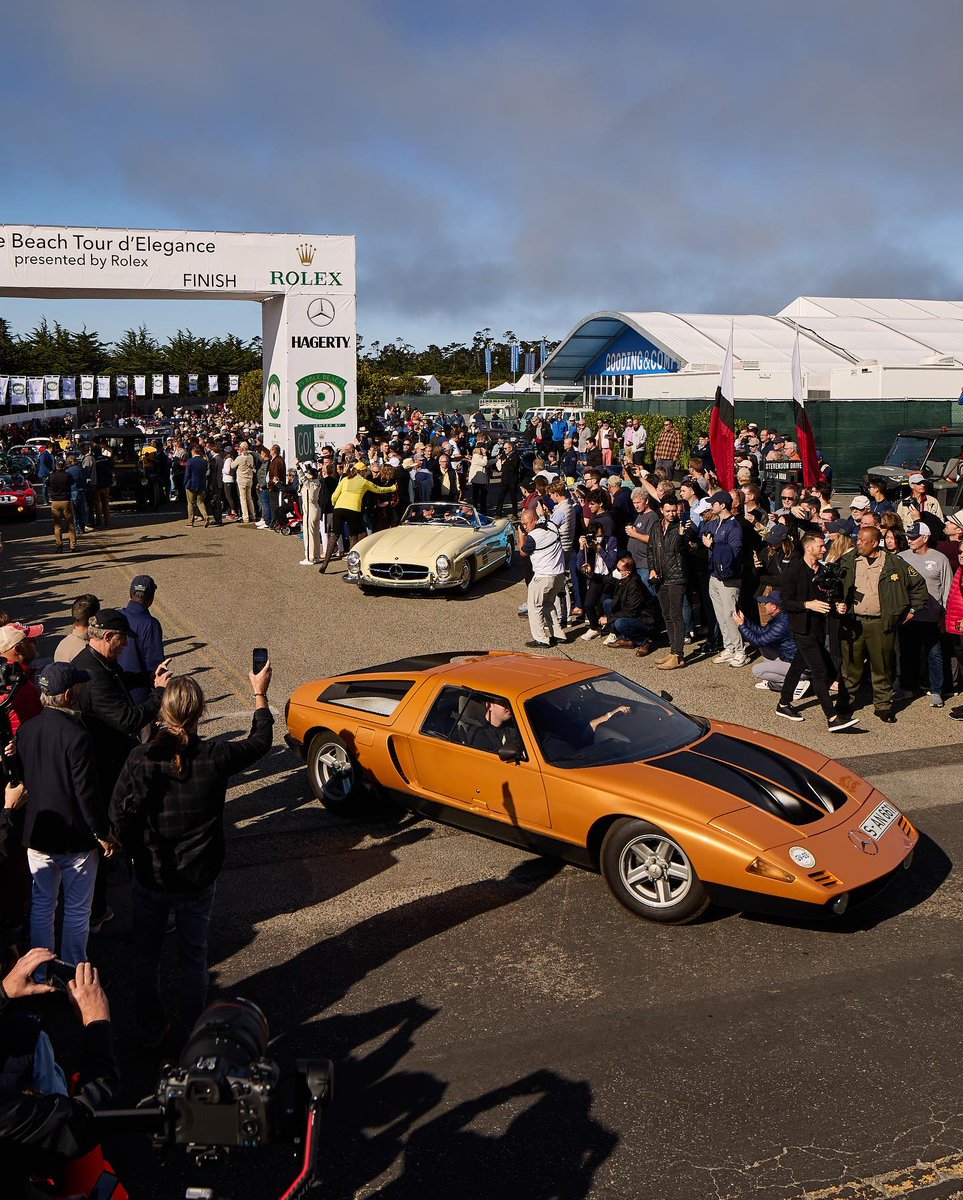 MB_Museum's tweet photo. The 2022 Pebble Beach Tour d’ Elegance… Start your engines 🏁
#MBclassic #PebbleBeachConcours #tourdelegance #pebblebeachtour #MercedesBenz #C111 #AMGSL63 https://t.co/XAw6tbaUvr