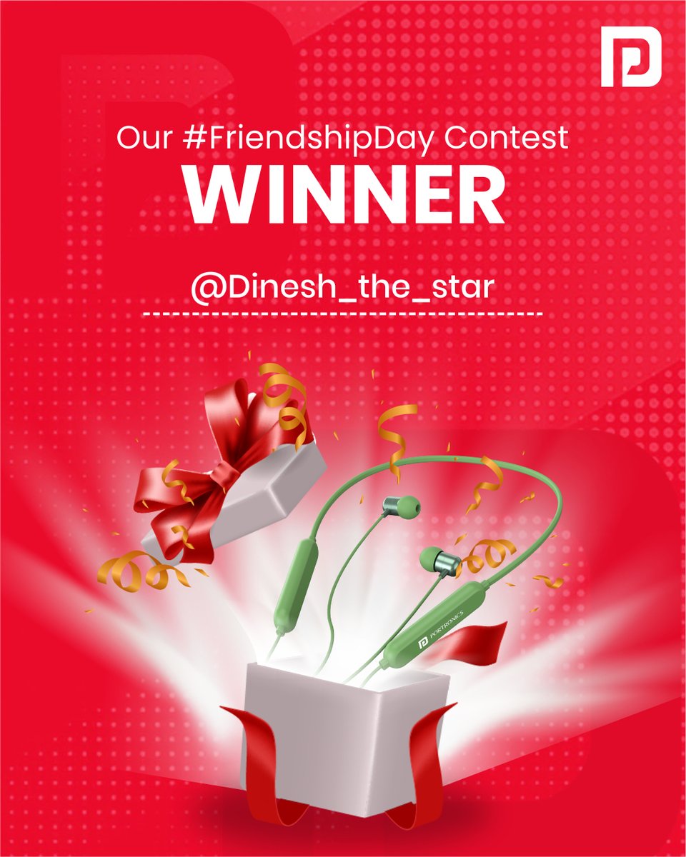 Congratulations to our #FriendshipDay contest winner @Dinesh_the_star !
