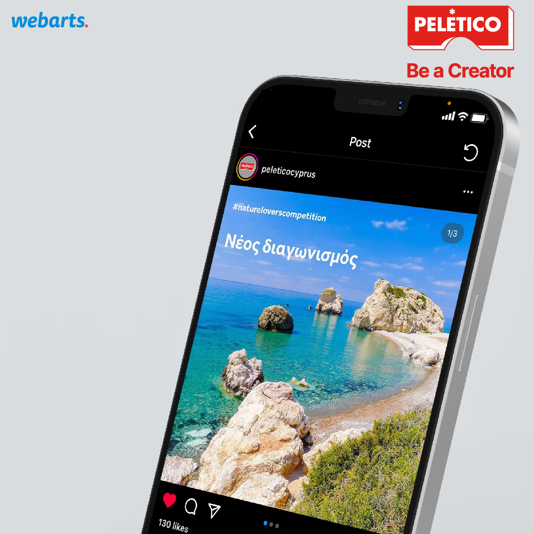 Building brands with purpose and passion 💙🌈 

What We Achieved for @peleticocyprus 
 
👉🏽 130% Organic Traffic Increase
👉🏽 30% Engagements Increase
👉🏽 60% Reach Increase 

#Webarts