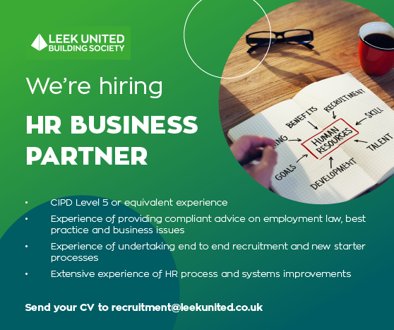 LeekBuildSoc's tweet photo. We’re looking for two great people to join our dynamic HR Team.

HR Business Partner - https://t.co/ay6JHyU9ej 

HR Apprentice - https://t.co/UO9C3LmlgW

#Recruitment #HRBusinessPartner #HRApprentice https://t.co/GLRTW8Zg1X