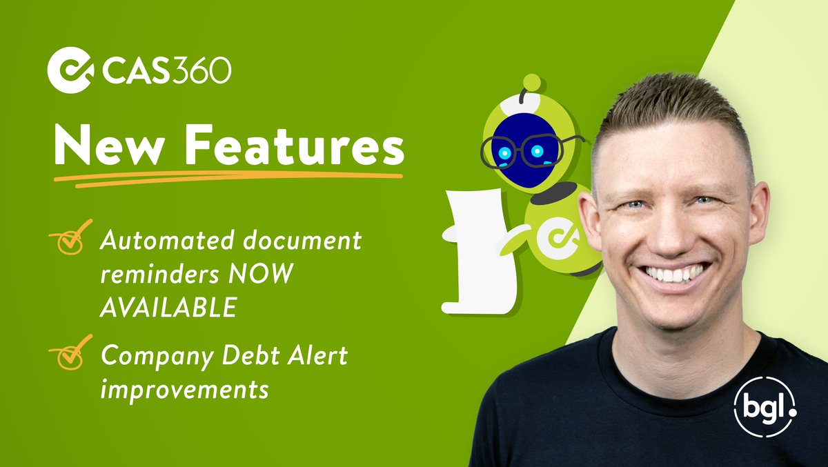 BGLcorp's tweet photo. Happy Friday with another sensational #CAS360 update! 

Read all about it on the BGL Community: https://t.co/KmAjLOE6iq

#CAS360 #CorpSec #Accounting #SuperStream #ProductUpdate #BGLcorp https://t.co/mY2kyeCdV5