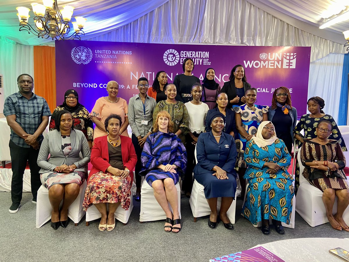 Yesterday’s launch of @UN_Women #Tanzania Feminist Plan for Sustainability and Social Justice brought together government officials, CSOs, development partners, financial institutions, academicians and media. #PartnershipsForTheGoals 🤝 #SDG17