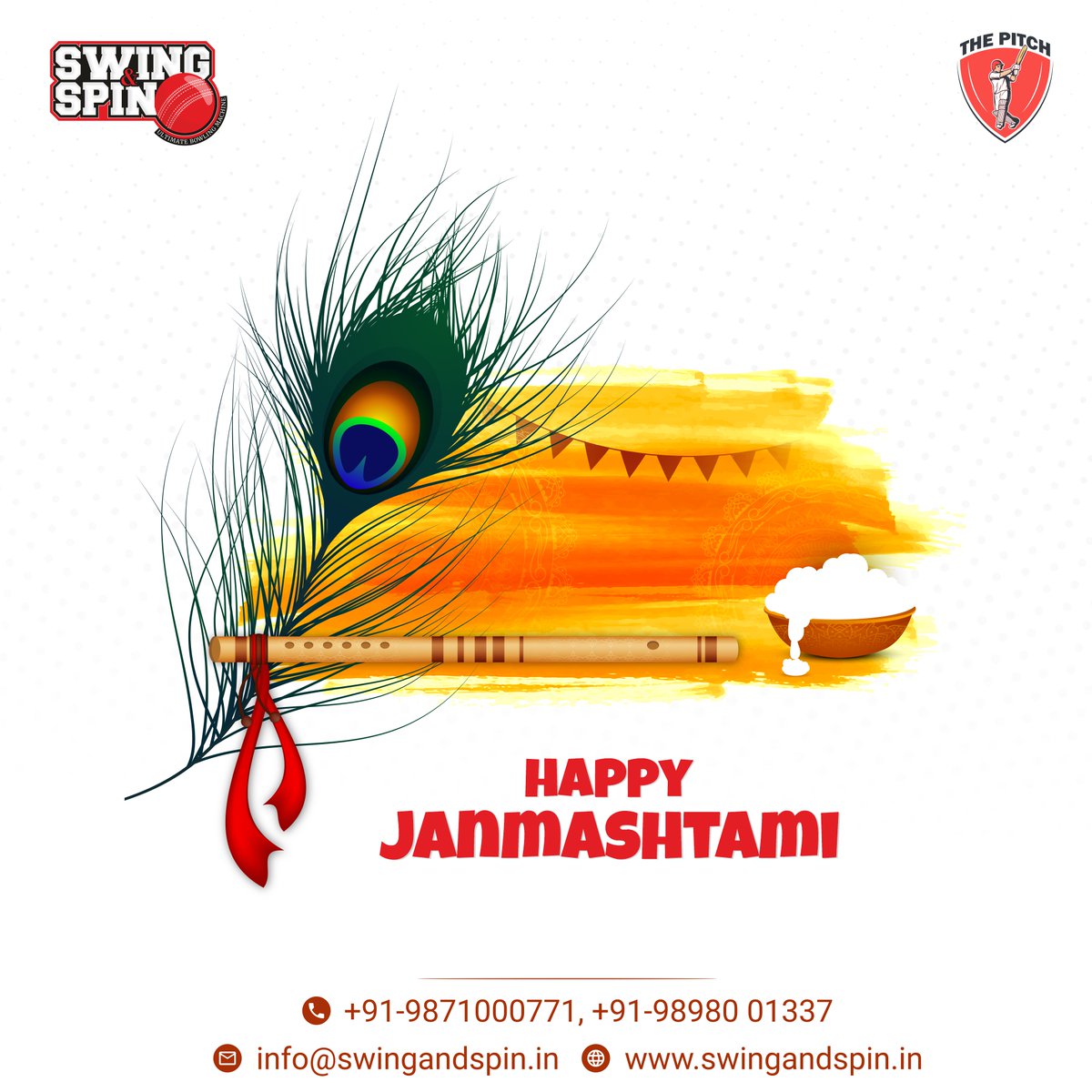 Swing&Spin (@swing_spin) on Twitter photo May you have a million reasons to be happy on this #Janmashtami. May all your wishes come true and may Nand Gopal shower his blessings on you and your loved ones!
<a href="/Swing_Spin/">Swing&Spin</a> wishes you and your family a very ๐๐๐ฉ๐ฉ๐ฒ ๐๐๐ง๐ฆ๐๐ฌ๐ก๐ญ๐๐ฆ๐ข!
.
.
#thepitch #SwingSpin #krishna May you have a million reasons to be happy on this #Janmashtami. May all your wishes come true and may Nand Gopal shower his blessings on you and your loved ones!
<a href="/Swing_Spin/">Swing&Spin</a> wishes you and your family a very ๐๐๐ฉ๐ฉ๐ฒ ๐๐๐ง๐ฆ๐๐ฌ๐ก๐ญ๐๐ฆ๐ข!
.
.
#thepitch #SwingSpin #krishna