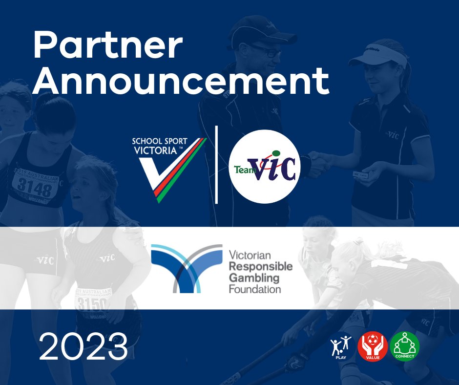 SchoolSportVic's tweet photo. #SSV is pleased to share its recent Team Vic partner, the Victorian Responsible Gambling Foundation. #VRGF CEO Shane Lucas said the Foundation was proud to partner with #SSV to deliver up to 30 Sport and Leadership Training sessions for young people over the next 18 months. https://t.co/w8uUybpMgg