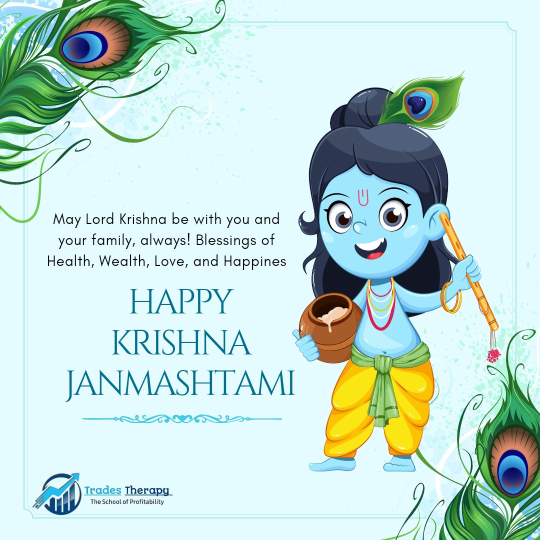 TradesTherapy's tweet photo. Happy Krishna Janmashtami 
#Janmashtami #happyjanmashtami #tradestherapy https://t.co/3n8sqXHnqf
