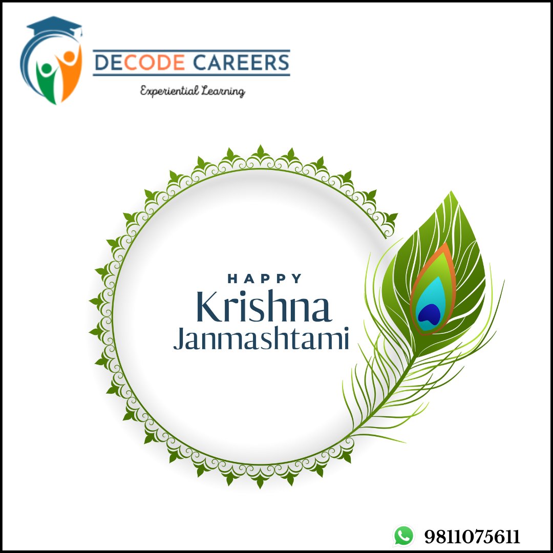 DecodeCareers's tweet photo. Happy Krishna Janmashtami
#decode #decodecareers #india #festivals #august #krishna #experentiallearning #education #tuitions #maths #science #noida #noidatuitions #janmashtami #happyjanmashtami #krishna #radhakrishna #lordkrishna #vrindavan #bansiwala #girdhar #gopal #ladoogopal https://t.co/EDLrdIzZF2