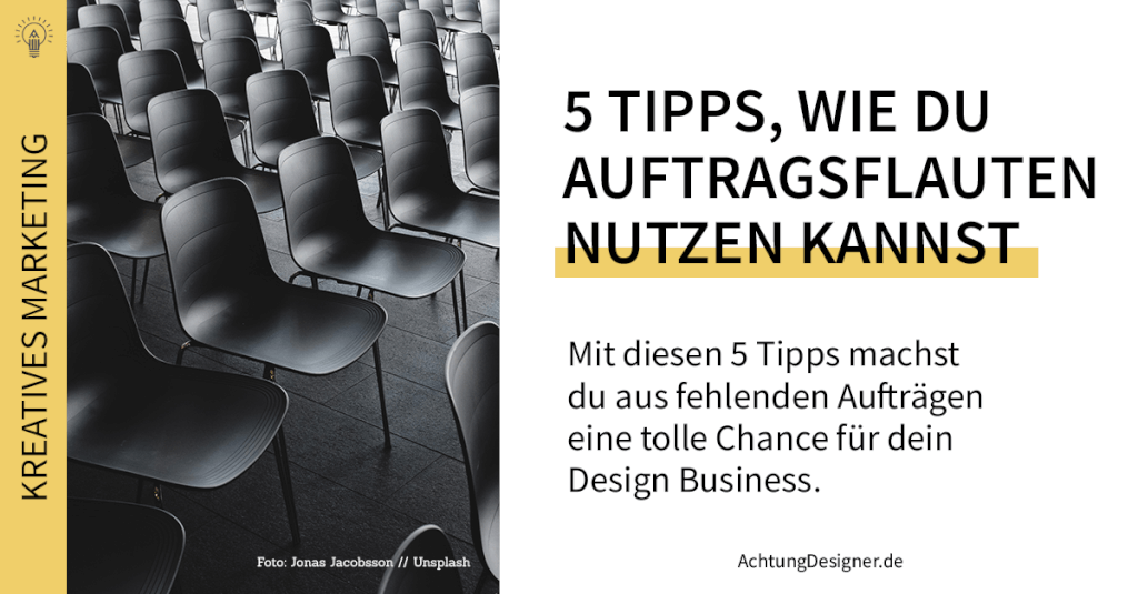 GudrunWegener's tweet photo. #Auftragsflauten sind mies. Mit diesen 5 Tipps steckt darin aber auch ein tolle Chance für dein #DesignBusiness. Ich zeige dir, wie du sie nutzen kannst. https://t.co/NNVwPkXogq https://t.co/pAUVP4v03f