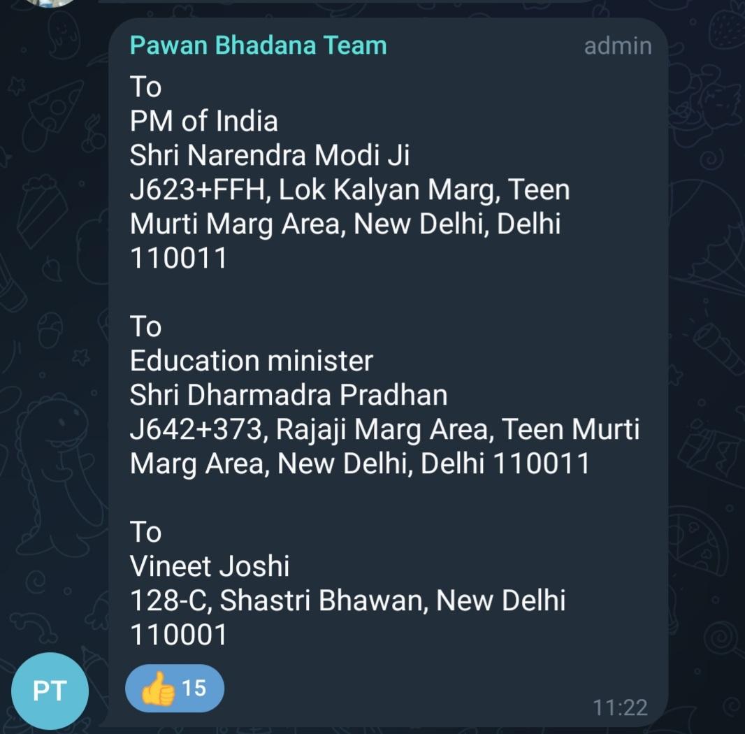 #JEEMains2022 Aspirant Everyone please do this, it will take hardly 10 mins of your's to do this and it can create massive impact on the Government if done in large no's.🙏🙏 #JEEMainsThirdAttemptForAll @NehaAgrawalMath @mohittyagi @vinnyiitr @aajtak @ashwani_iitr