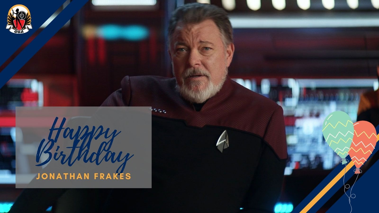 Happy Birthday, Jonathan Frakes, aka Commander William T. Riker!  