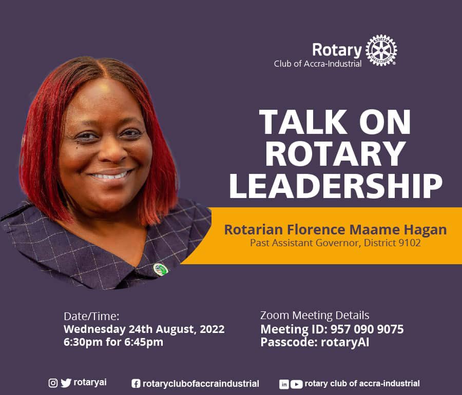 RotaryAI's tweet photo. Join us on zoom this Wednesday for a Talk on Rotary Leadership.

#Rotary #serviceaboveself https://t.co/JHu0glXJGn