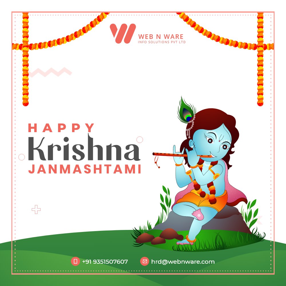 webnware's tweet photo. May Lord Krishna steal all your tensions and worries on this Janmashtmi! And give you all the love, peace, and happiness!
.
Happy Krishna Janmashtami.
.
#happyjanmashtami https://t.co/tHHa4GTq2i