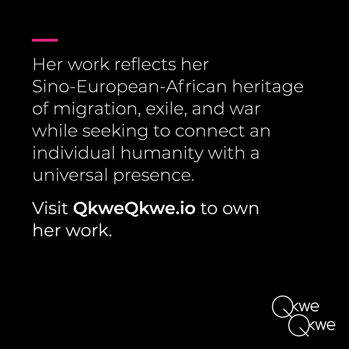 qkweqkweART's tweet photo. Collect NFTs on https://t.co/EwSo3wXhAu of renowned artist Shui-Lyn White and delve into her exploration of "the Self". 

#yourtimeisnow to #supportafricanartists #qkweqkwe #NFTart #NFTAfricanart #polgyon #USDC https://t.co/vypK4apiNy