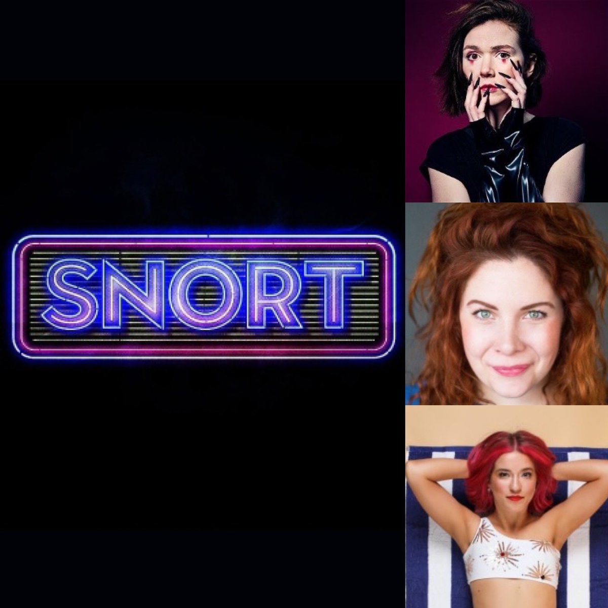 EDINBURGH! Tonight we’re joined by very special guests @rocknrolga <a href="/LolaRoseMaxwell/">Lola-Rose Maxwell</a> &amp; @elf_lyons!

11pm Pleasance Courtyard, Upstairs :)

tickets.edfringe.com/whats-on/snort