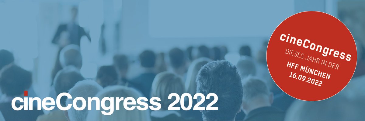 UPDATE: cinec will take place this year as a pure cineCongress at the HFF Munich on Sept 16, 2022. Take a look at the exciting program: cinec.de/kongressprogra…