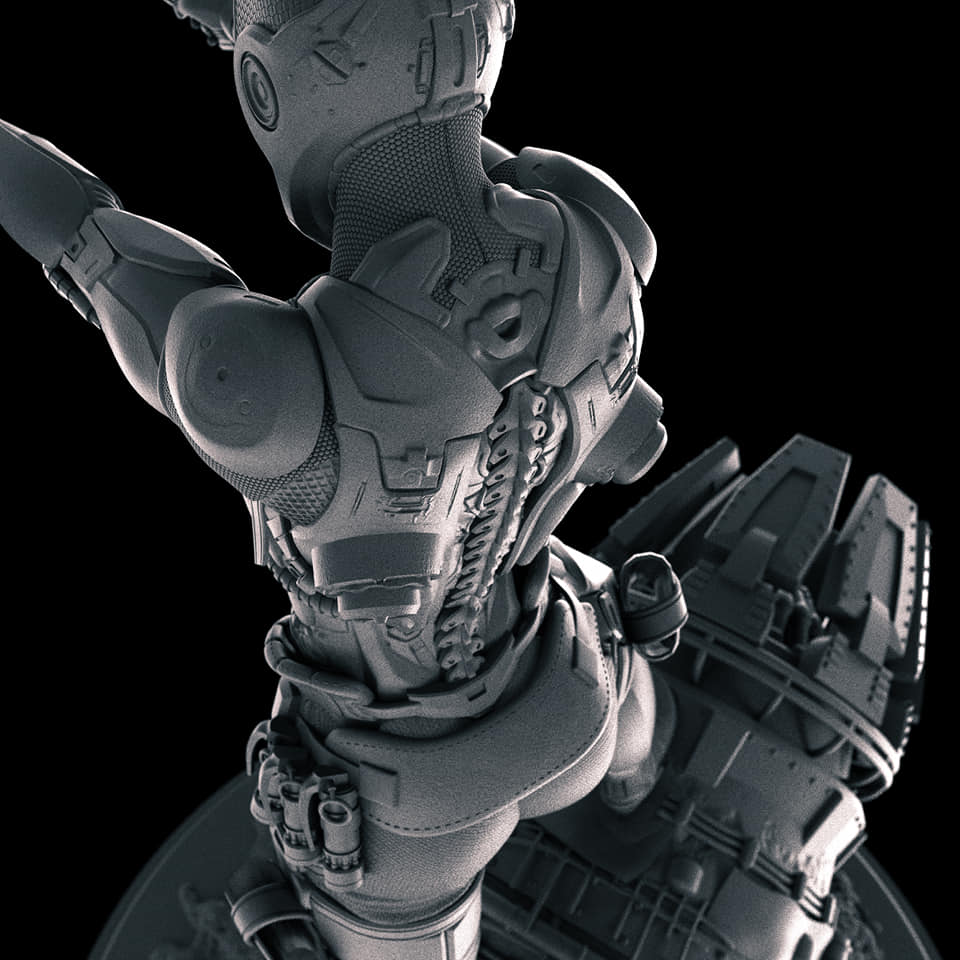 rich3dsculpt's tweet photo. Today's throwback sculpt is probably one of my favourites. This sci fi statue is part of a tutorial series I did over on youtube - Link https://t.co/fPAIawMpz8
@pixologic #zbrush #sculptingtutorial #workshop #scifi #modelmaking #space https://t.co/Oz8M9fDpWy