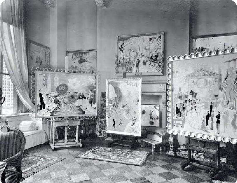 Letnapark's tweet photo. I am rid of
The Always-to-be-Stranger
I turn on my light
And become myself

Florine #Stettheimer *29.8.1871 - 11.5.1944 NY; Malerin, Designerin, Dichterin, 1920er - 1930er als Salonnière etabliert i.d. Kunstszene NYs.

[Selbst; Atelier] https://t.co/UXlg1F1BoA