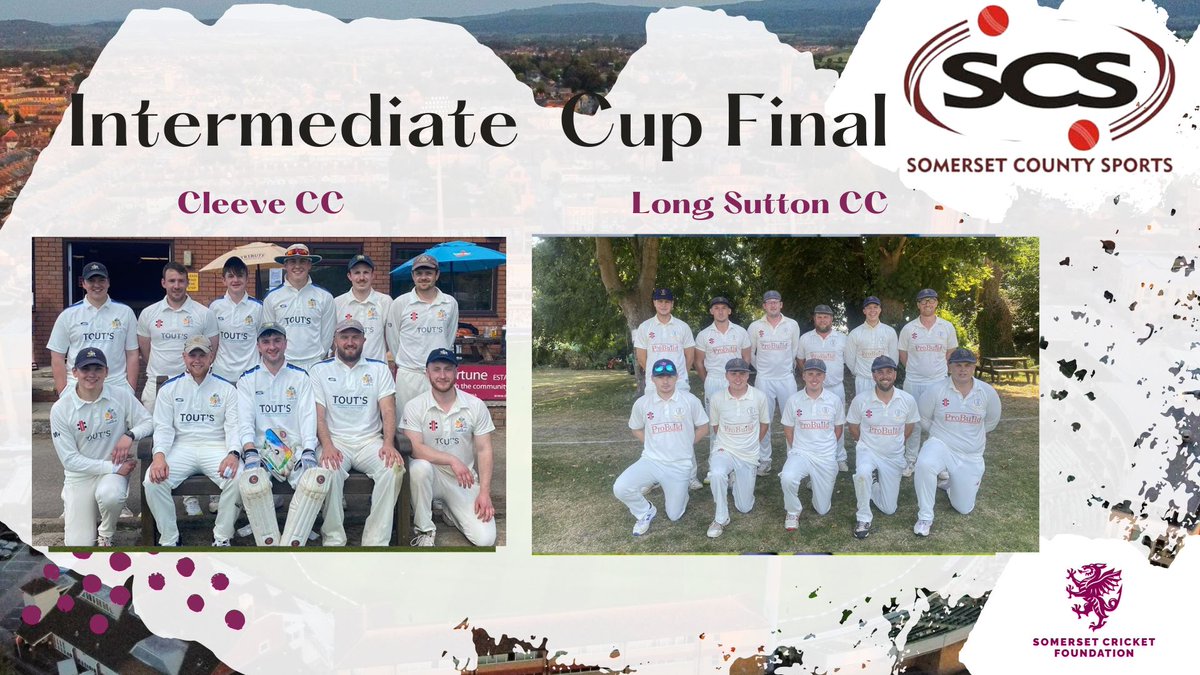 Only 2⃣ Days to go till the  SCF KO Cups Finals in partnership with <a href="/SomCountySports/">SomCountySports</a> 👇

📅Sunday 21st August 
📍<a href="/CACG_Somerset/">The Cooper Associates County Ground</a>
🏆Intermediate Cup 
🕐16:30  

Find out how  <a href="/longsuttoncc_/">Long Sutton Cricket Club 🏏</a>  and <a href="/CleeveCC/">Cleeve CC</a> 
 made it to final - tinyurl.com/5naxkr36