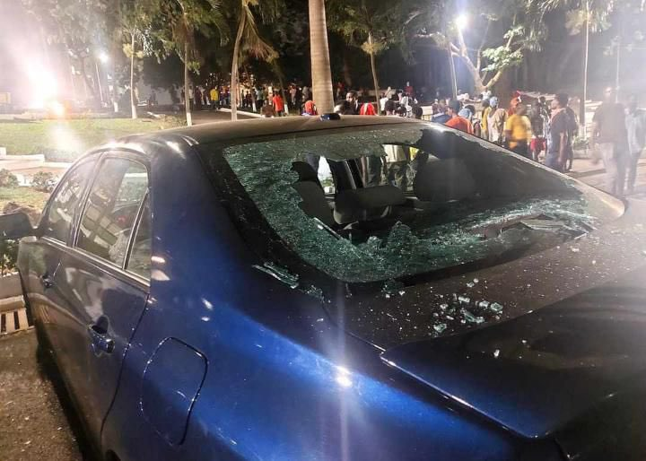 KNUST_Live's tweet image. The aftermath of yesterday's clash between Conti and Katanga. 

#KNUSTLive