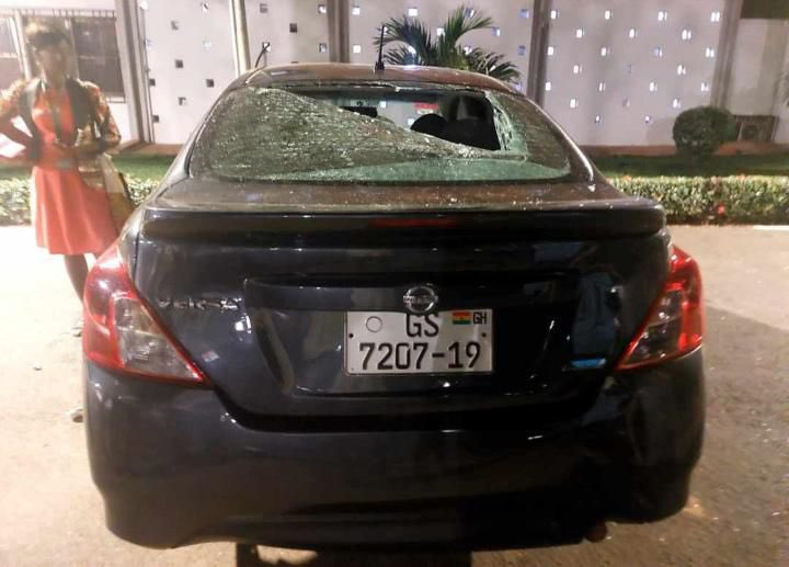 KNUST_Live's tweet image. The aftermath of yesterday's clash between Conti and Katanga. 

#KNUSTLive