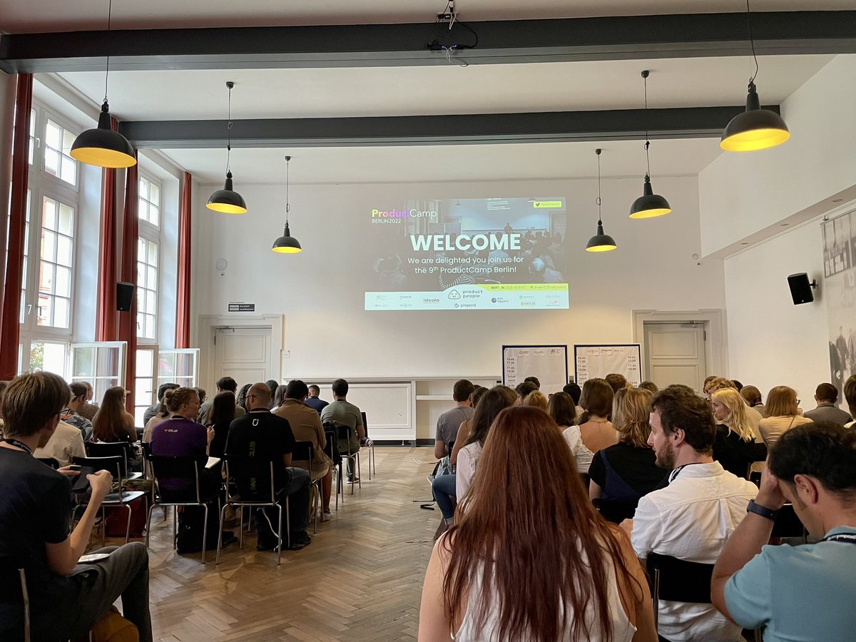 Welcome ProductCamp Berlin 2022  #pcampb22 #product #productm  #productmanagement