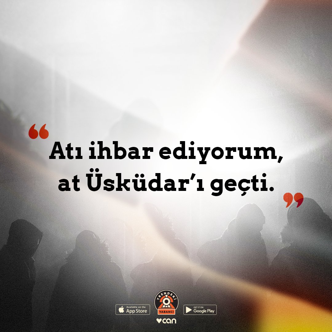 “Kime baktın?
Esas sen neye baktın?
Ben sana bakıyorum.
Sende bir şeyler uygunsuz.”

Süreyyya Evren’den “İsimsiz”i Trendeki Yabancı’nın Ağustos sayısında okuyabilirsin. 

#TrendekiYabancı #SüreyyyaEvren #öykü