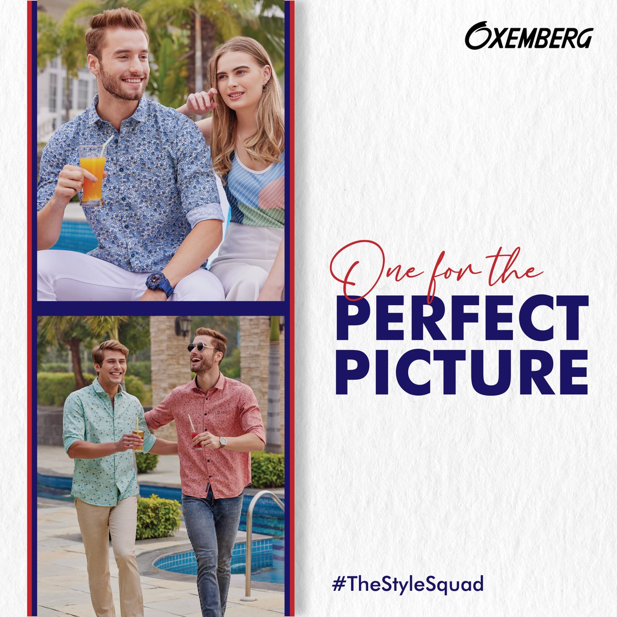Oxemberg's tweet photo. A fit for every man, Oxemberg’s contemporary clothing is a perfect blend of style and comfort. So get your #TheStyleSquad together and get ready for a perfect picture moment. Smile please!
#menswear #mensfashion #menstyle #outfitoftheday #mensclothing #oxembergfashion https://t.co/PtlxceqMTe