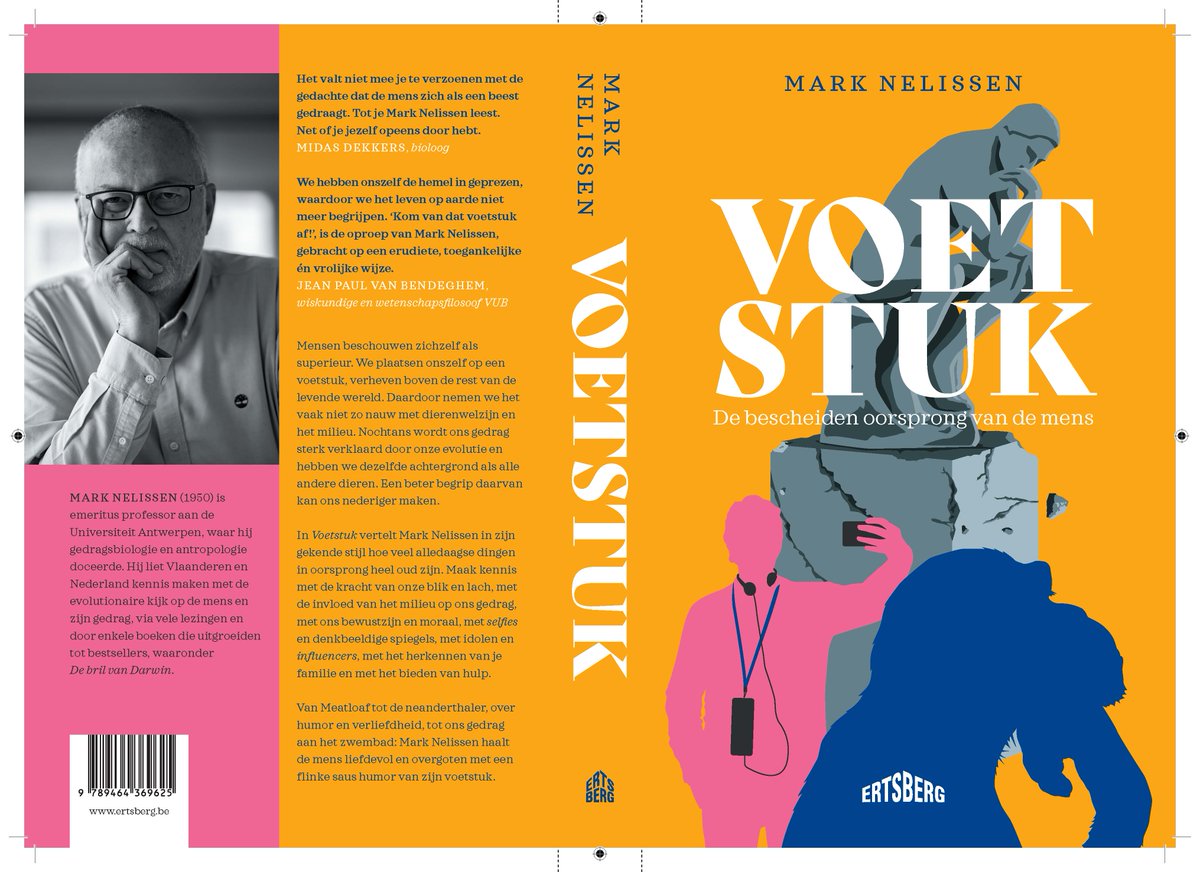 Zo, deze kanjer vertrok ondertussen ook naar de drukker. <a href="/MarkNelissen/">Mark Nelissen</a> z'n nieuwste boek 'Voetstuk' ligt eind deze maand in de boekhandel. Vooruitbestellen kan hier: ertsberg.be/voetstuk
Enkel voor échte m/v/x'en die tegen een biologisch stootje kunnen.