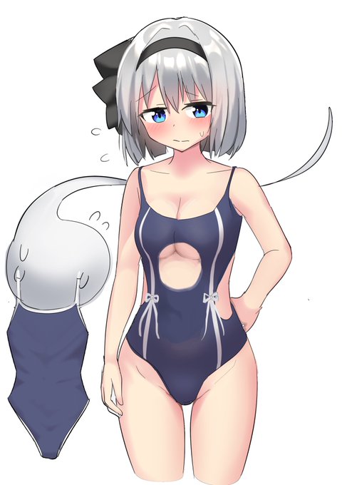 これは穴の位置が少し上だった世界線の妖夢 