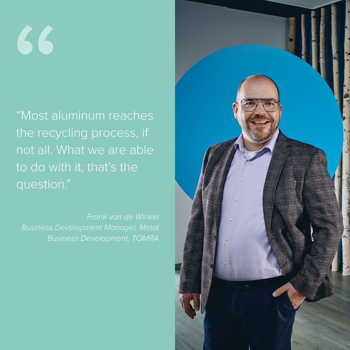 TOMRARecycling's tweet image. Demand for #aluminum in the EU is expected to grow to around 18 million tonnes by 2050. In the latest #TOMRATalks Circular #podcast, we chat with our Business Development Manager Metal Frank van de Winkel, on how we can meet that demand:🎧 tomratalkscircular.buzzsprout.com/1734681/110359…