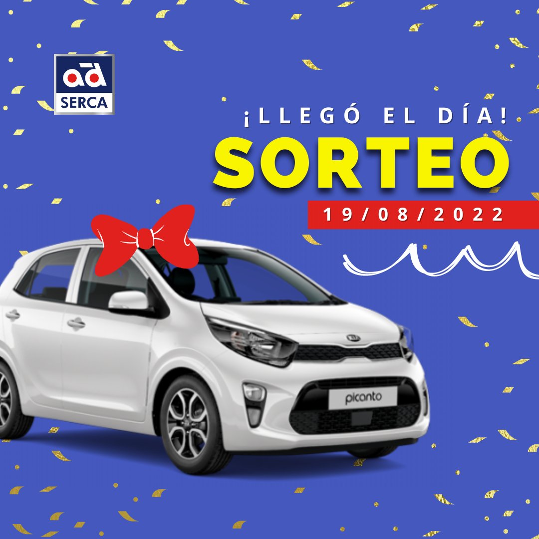 ADSerca's tweet photo. ⏰ ¡Ha llegado el momento!

Hoy conoceremos el 🏆 ganador del sorteo del KIA PICANTO 🚗

Un fantástico vehículo que uno de nuestros clientes se llevará a su taller como vehículo de cortesía. 🔧

#Sorteo #Coche #KIA #Promoción #Talleres #Premio https://t.co/5VYQkoKxFU